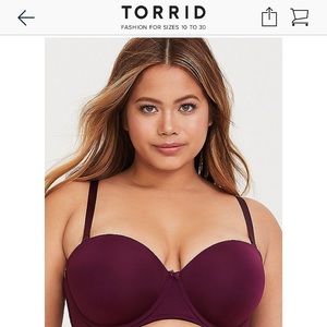 Merlot Microfiber Push Up Bra